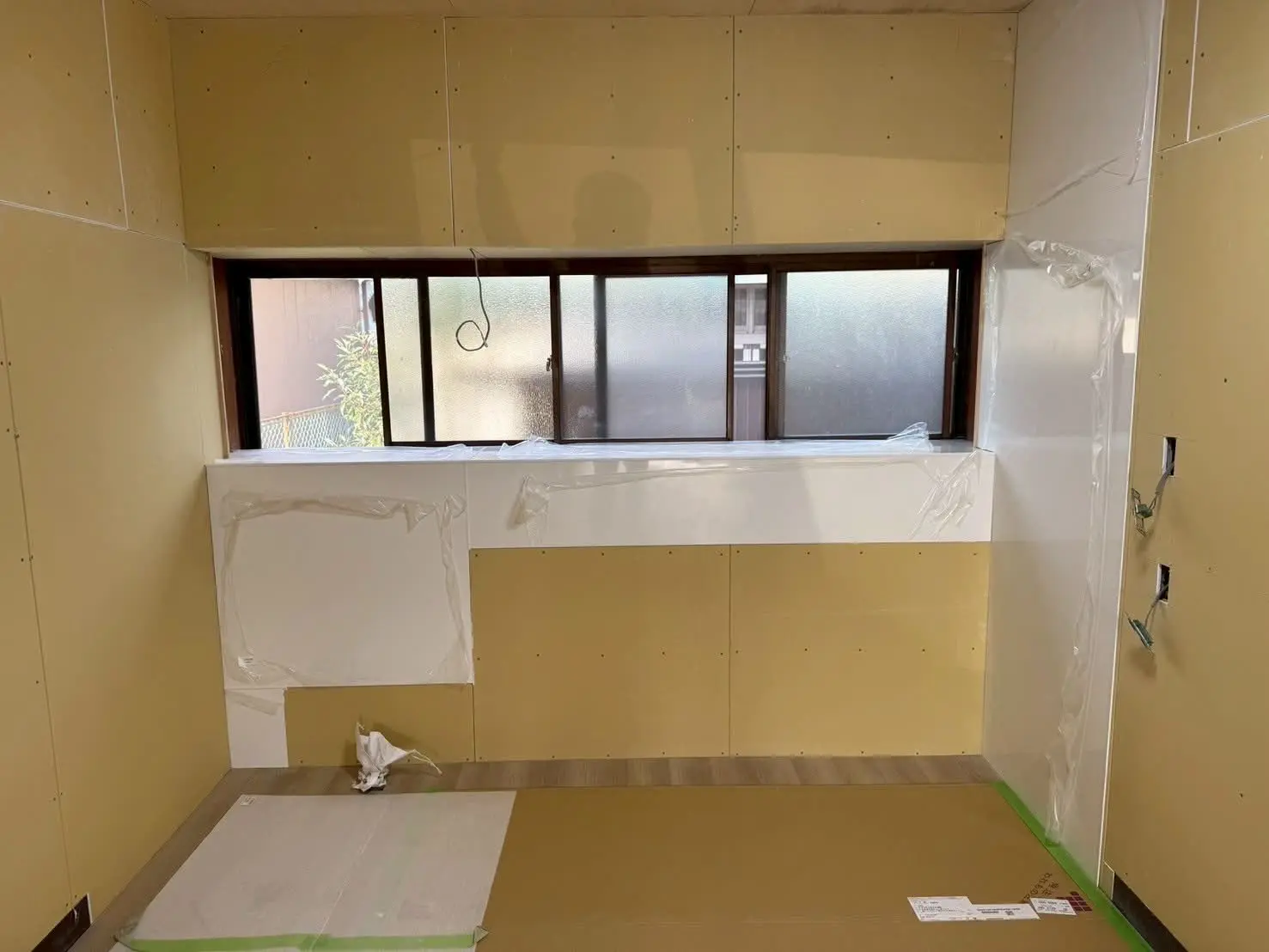 キッチン設置工事　設置前