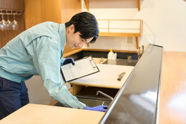 キッチンの施工前 確認