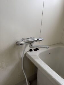 浴室水栓交換後の状態
