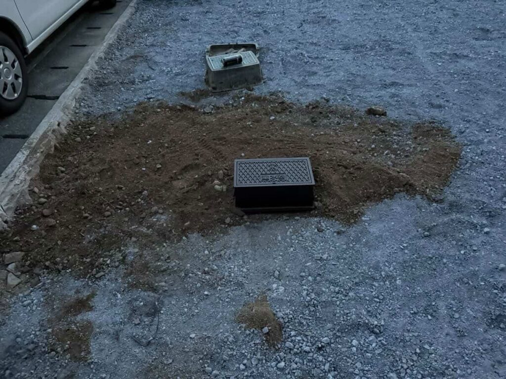 水道メーターBOX交換後の状態
